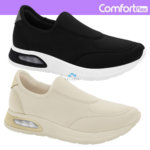 Tênis Feminino Comfortflex Casual Conforto Original Impermeável Amortecimento - Imagem 2