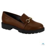 Sapato Mocassim Beira Rio Feminino Tratorado Metalizado Conforto Original - Imagem 2