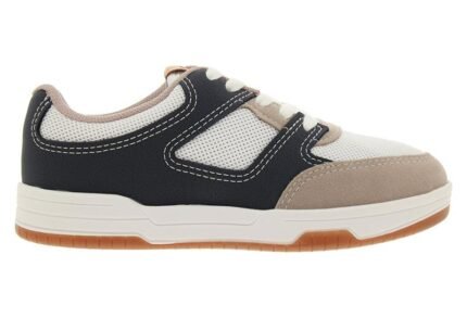 Sapatênis Molekinho Infantil Menino Casual Conforto – Branco Marinho/Cinza, 27