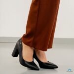 Scarpin Vizzano Feminino Salto Bloco Bico Fino Conforto Original - Imagem 5