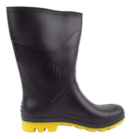 Bota Galocha Impermeável Cano Longo Pega Forte Grendene Pvc – Preto, 34/35
