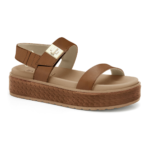 Sandália Ramarim Feminina Plataforma Flatform Conforto Brilho