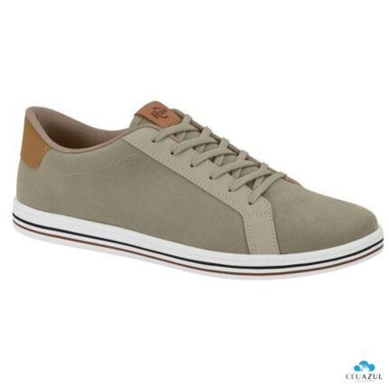 Tênis Casual Masculino BR Sport Leve Estiloso Moderno Antiderrapante – Areia Caramelo, 37