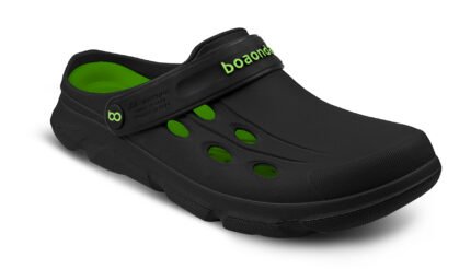 Chinelo Babuche Masculino Adventure Clog BoaOnda Trabalho Médico Conforto – Preto/Lima, 38