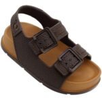 Sandália Masculina Cartago Infantil Milão II Slide Tiras Fivela Casual Conforto - Imagem 8