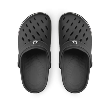 Chinelo Babuche Feminino Star BoaOnda Amortecimento Ultraconforto Clog Trabalho Lancamento – Preto/Branco, 38