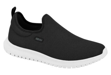 Tênis Masculino Actvitta Slip On Conforto Casual Original Calce Fácil – Preto, 37