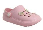 Babuche Clog Molekinha Infantil Menina Confortável com Apliques - Imagem 3
