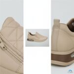 Tênis Comfortflex Feminino Slip On Zíper Amortecedor Conforto - Imagem 7