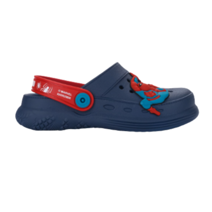 Chinelo Clog Grendene Kids Infantil Babuche Homem Aranha Marvel Conforto – AZUL ESCURO, 23/24