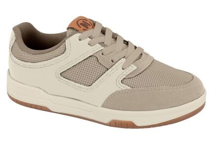 Sapatênis Molekinho Infantil Menino Casual Conforto – Areia Branco OFF, 27