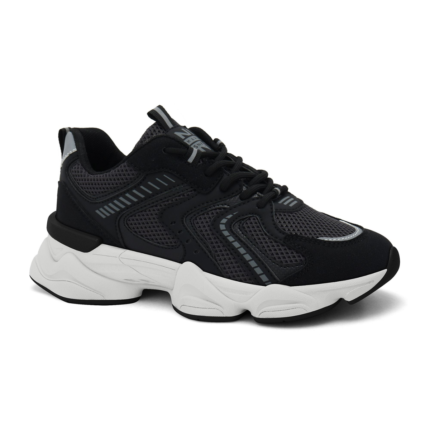 Tênis Feminino Ramarim Chunky Plataforma Casual Conforto Original – Gelo Preto, 34