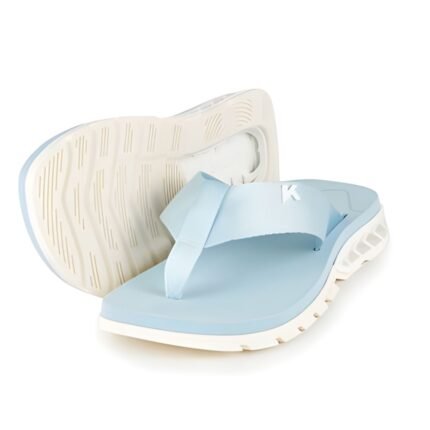 Chinelo Kenner Rakka Masculino Dedo Extreme Amortecedor Conforto Original – Azul Claro Branco, 34/35