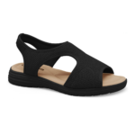 Sandália Comfortflex Calce Fácil Elástico Ortopédica Conforto Macia - Imagem 4