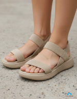 Sandália Comfortflex Feminina Flatform Tiras Elásticas Conforto Original - Imagem 7