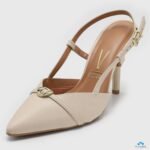 Scarpin  Feminino Vizzano Salto Fino Fivela Dourada - Imagem 4