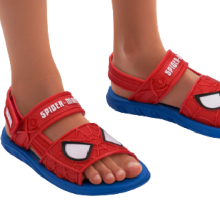 Sandália Grendene Kids Homem Aranha Furgão Conforto Brinquedo Van – Azul, 23/24
