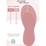 Bota Feminina Modare Ultraconforto Cano Baixo Salto Bloco Preta Lisa Ziper - Imagem 5