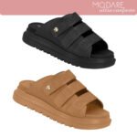 Sandália Modare Feminina Slide Plataforma Tiras Velcro Ultra Conforto Original - Imagem 3