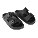Sandália Birken Masculina Cartago Slide Milao II Tiras Fivela Casual Conforto Leveza - Imagem 5