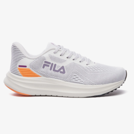 Tênis Fila Fastness Feminino Corrida Esportivo Original – Branco/Papaya/Roxo, 34