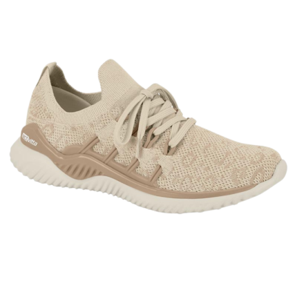 Tênis Casual Feminino Actvitta Conforto Casual Esportivo – Branco OFF Bege, 34