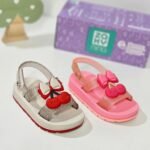 Sandália Zaxynina Cherry Infantil Feminina Frutas Glitter Conforto - Imagem 6