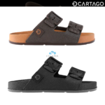 Sandália Birken Masculina Cartago Slide Milao II Tiras Fivela Casual Conforto Leveza - Imagem 9