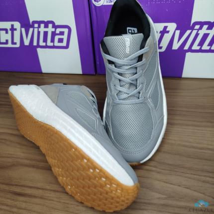 Tênis Esportivo Masculino Actvitta Confortável Corrida Casual – Grafite Cinza, 37