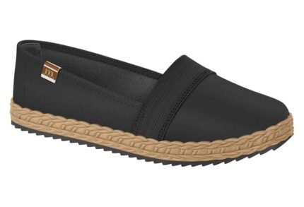 Sapatilha Moleca Feminino Leve Sola Confortável – Preto 01, 34