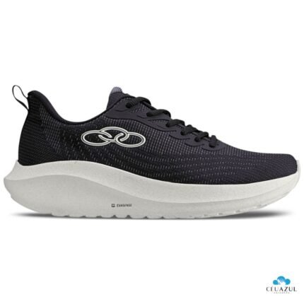 Tênis Feminino Olympikus Acqua Esportivo Treino Academia Original Conforto – Preto, 35