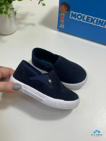Sapatênis Molekinho Infantil Menino Slip On Camurça Conforto Azul - Imagem 2