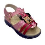 Sandalia Infantil Menina Minnie Vermelha LED Kids Papete - Imagem 7