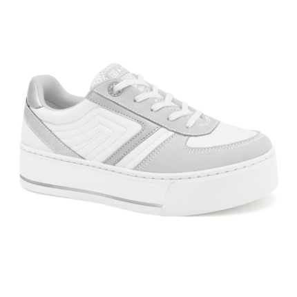 Tênis Ramarim Feminino Plataforma Casual Conforto Original – Gelo, 33