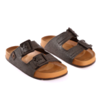 Sandália Birken Masculina Cartago Slide Milao II Tiras Fivela Casual Conforto Leveza