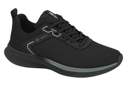 Tênis Feminino Actvitta Caminhada Academia Conforto Respirável Original – Preto, 34