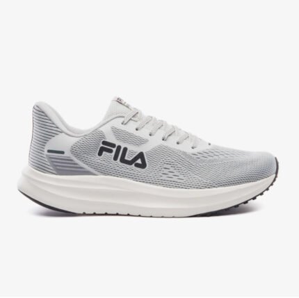 Tênis Fila Fastness Masculino Corrida Esportivo Original – Cinza Gelo/Preto/Cinza, 37