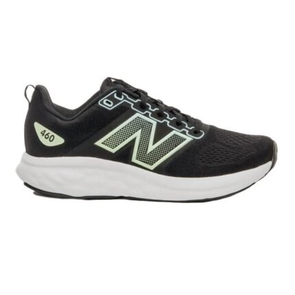 Tênis New Balance W460 V4 Running Feminino Amortecimento Original – Preto Azul Claro, 34