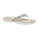 Chinelo Comfortflex Feminino Dedo Strass Glitter Conforto - Imagem 3