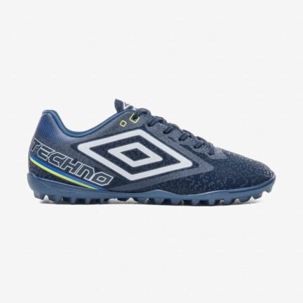 Chuteira Grama Sintética Society Umbro Masculino Techno II – Marinho/Branco, 37