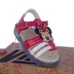 Sandalia Infantil Menina Minnie Vermelha LED Kids Papete - Imagem 2