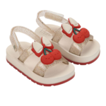 Sandália Zaxynina Cherry Infantil Feminina Frutas Glitter Conforto - Imagem 3
