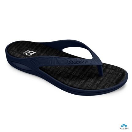 Chinelo Masculino Boaonda Lilly Ultra Leve Confortável Ortopedico Palmilha Anatomica – Classic Blue, 37/38
