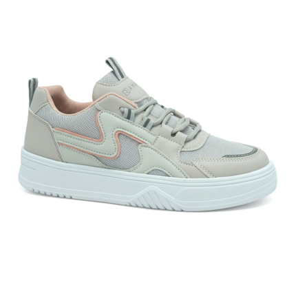 Tênis Ramarim Feminino Plataforma Flatform Casual Original Conforto – Cristal Grey Ballet, 34