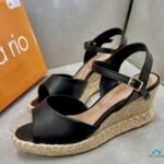 Sandália Feminina Beira Rio Anabela Conforto Salto Corda Espadrille - Imagem 3