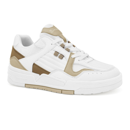 Tênis Feminino Ramarim Flatform Casual Conforto Original Leve – White, 34
