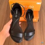 Sandália Feminina Beira Rio Rasteira Conforto Tira Larga Casual - Imagem 5