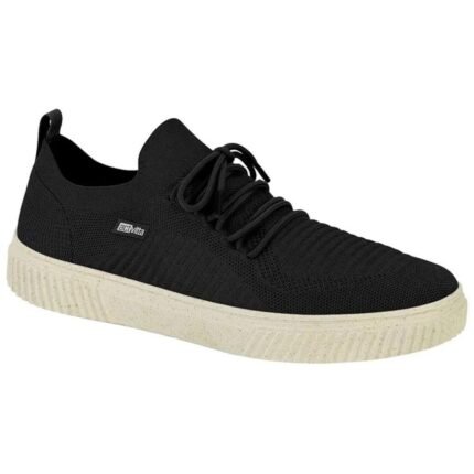 Tênis Masculino Actvitta knit Calce Fácil Casual Ultraconforto – Preto, 37
