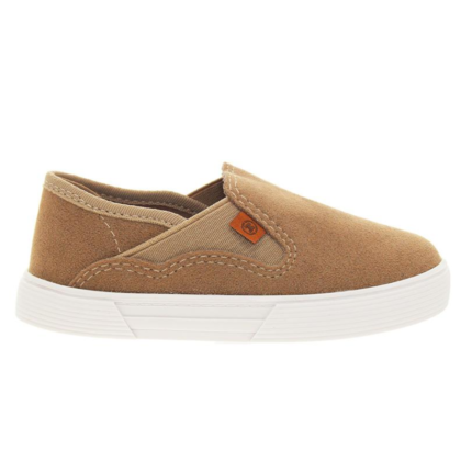 Sapatênis Molekinho Infantil Menino Slip On Camurça Conforto Azul – Areia, 19