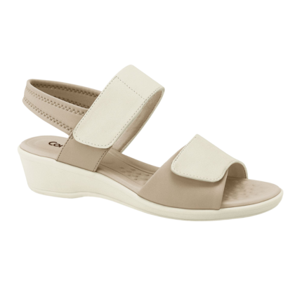 Sandália Comfortlflex Feminina Velcro Conforto – COCONUT, 34